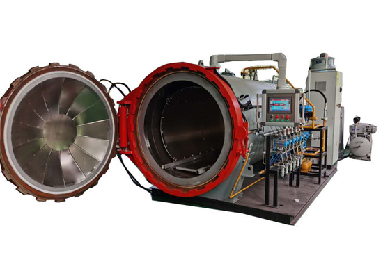 Yüksek Sıcaklıklı Kompozit Otoklav Karbon Fiber PLC Özel