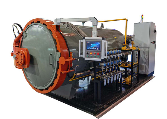 Yüksek Sıcaklıklı Kompozit Otoklav Karbon Fiber PLC Özel