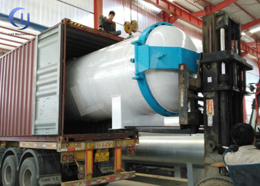 Enerji tasarruflu ahşap işleme tesisi Otomatik Ahşap Otoklavı Impregnasyon Tesisi