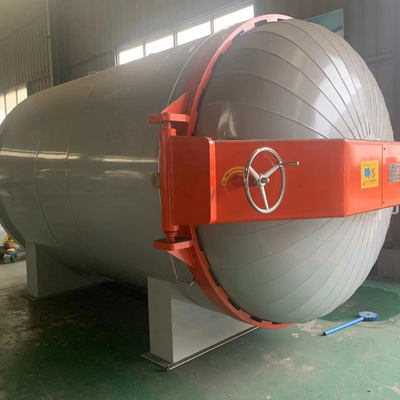 Basınç Durumunun Açık Anlaşımı Boru Liner Vulcanizer Lastik için Otoklav Makinesi