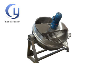 Eğilebilir Otomatik Karıştırma Endüstriyel Buhar Ceketli Kazan 500 Litre Buhar