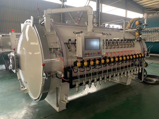 Uzunluk 3500mm Kompozit Otoklav Araba Parçaları Kaput Tavan Çamurluk Kanat Karbon Fiber Ürünleri Üreticileri İçin Fırın