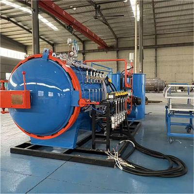 Composite Autoclave with Engine Data Logging Alarm Display PLC Control for Multi-Stage Recipe Curing and Long Service Life