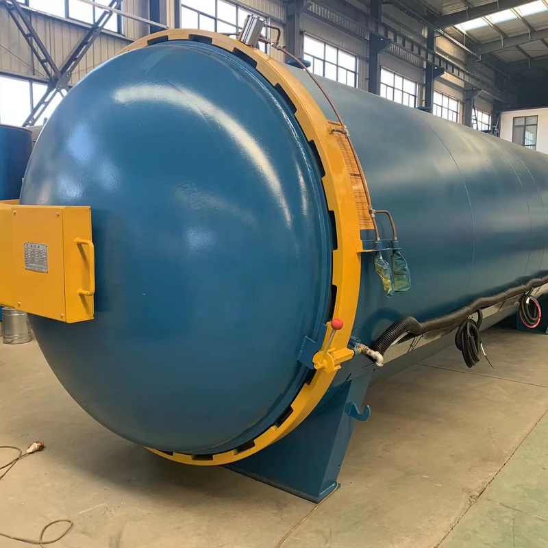 Tankın İçindeki Basınç Serbestleştirici Maden Roller Vulkanasyon Tank Kauçuk Atletizm Track Vulkanizasyon Otoklav