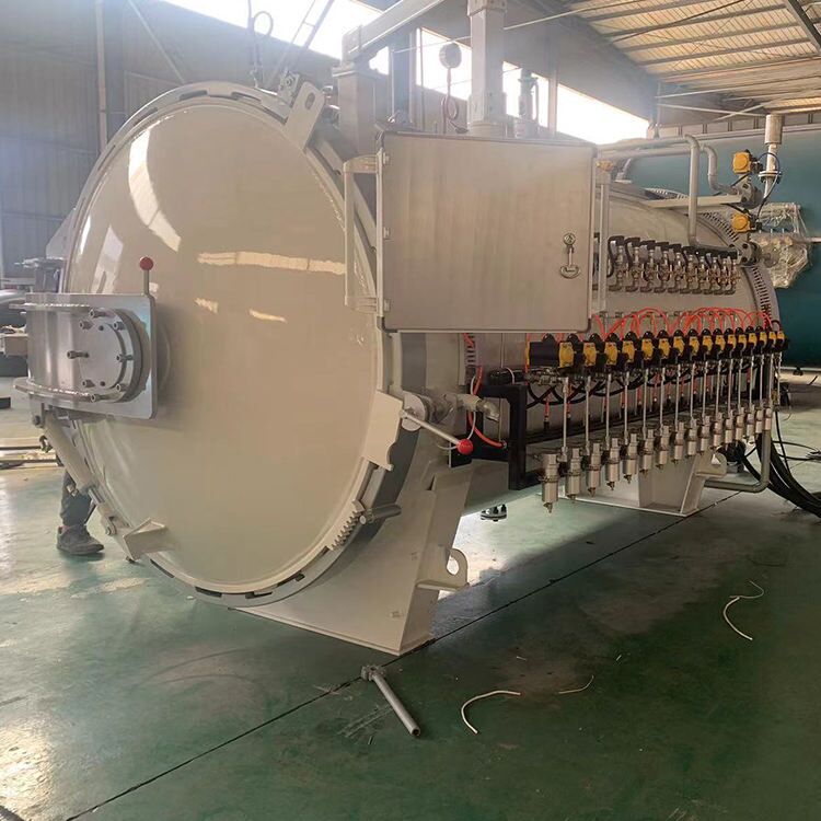 Basit Çalıştırma Bakım Yüksek Sıcaklık Kürleme Otoklavları Kompozit Ürün Spor Malzemeleri Paslanmaz Çelik Motor