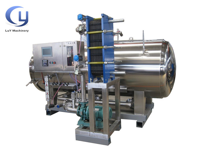Ticari konserve gıda sterilizatör makinesi gıda işleme sterilizasyon