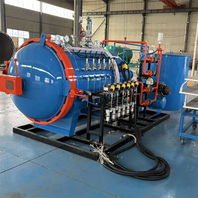 CE Sertifikalı Dikey Sıcak Baskı Otoklav Motoru Paslanmaz Çelik Kullanılmış Spor Ürünleri Kompozit Formasyon Hızlı Isıtma Enerji tasarrufu